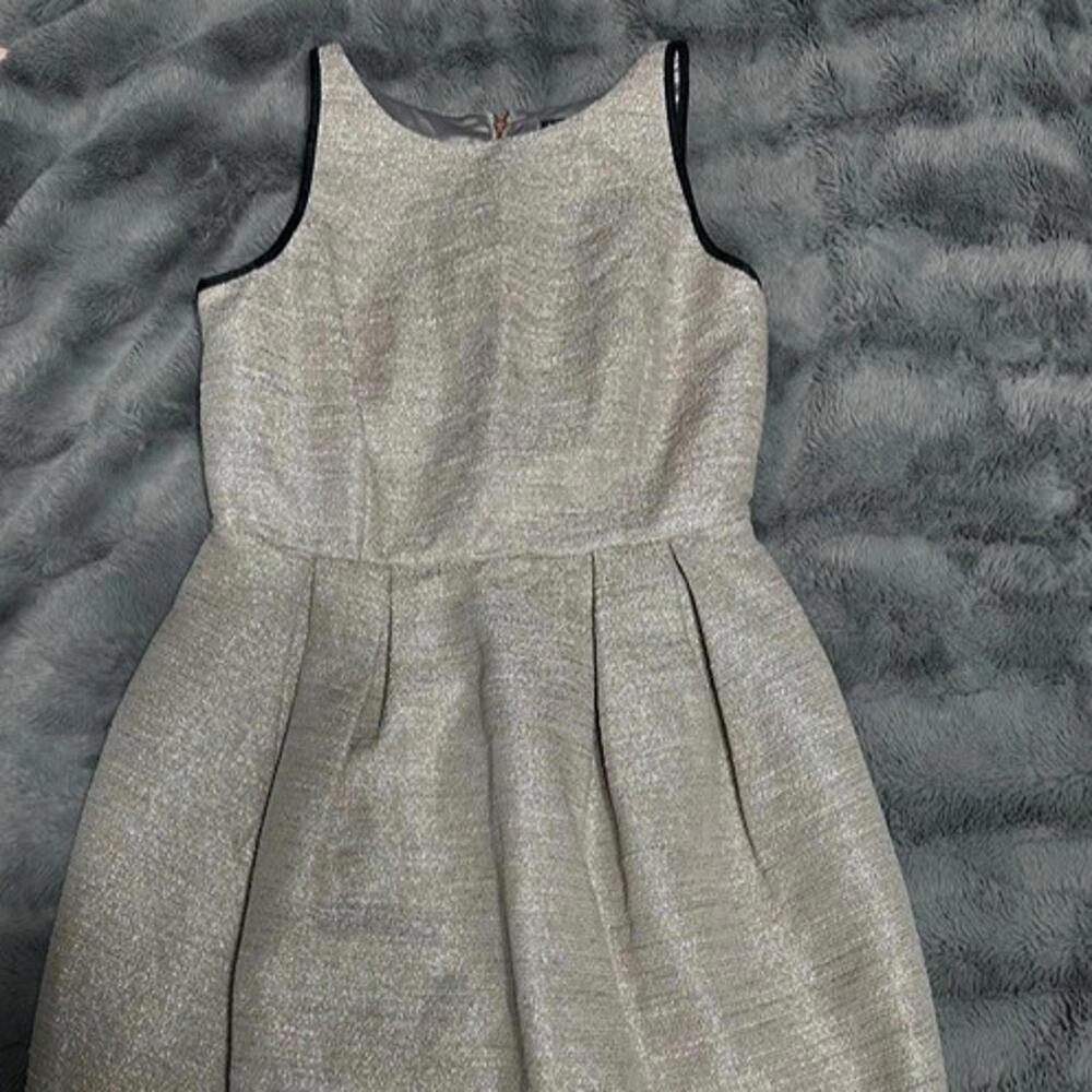 Armani Exchange Pink Champagne Shimmer Fit & Flare Dress - Size 4